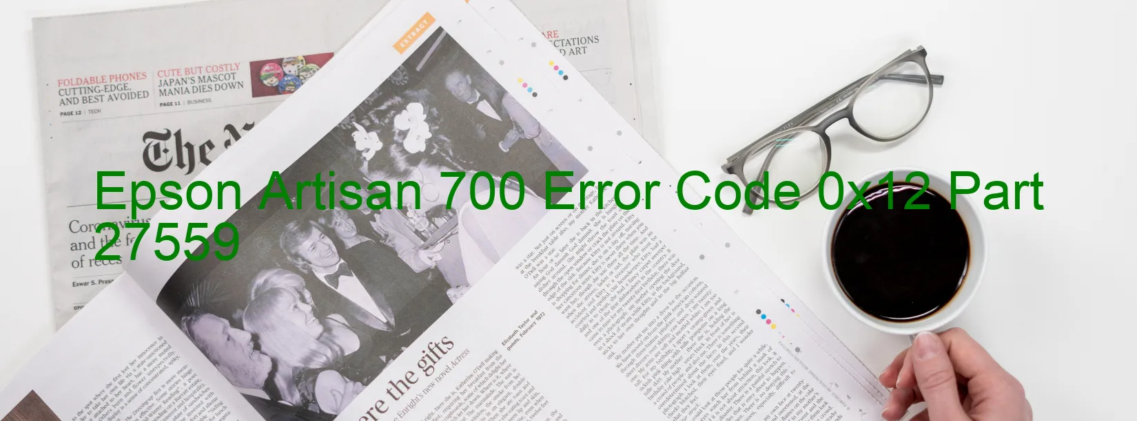 Epson Artisan 700 Error Code 0x12 Part 27559