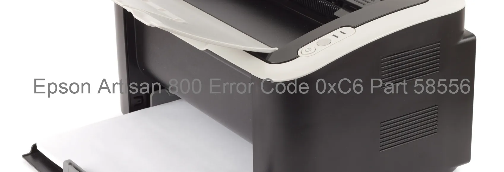 Epson Artisan 800 Error Code 0xC6 Part 58556