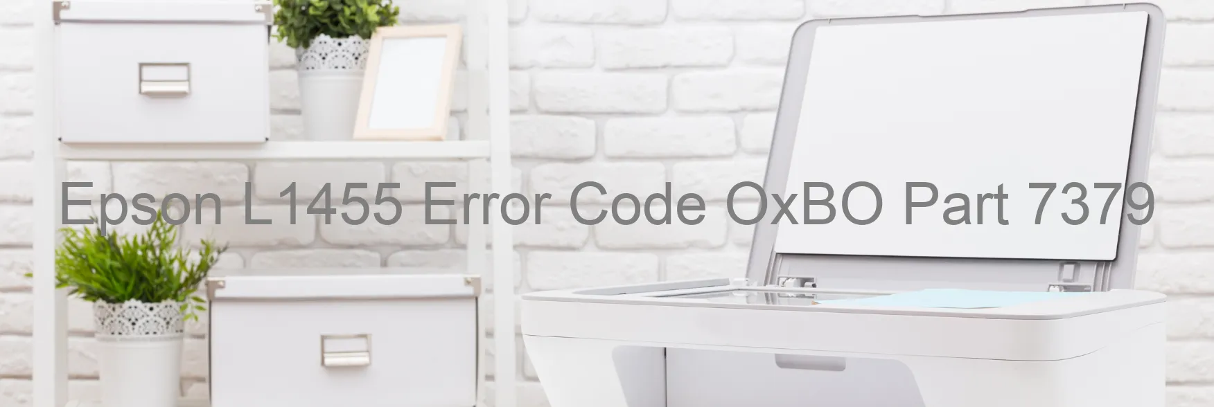 Epson L1455 Error Code OxBO Part 7379