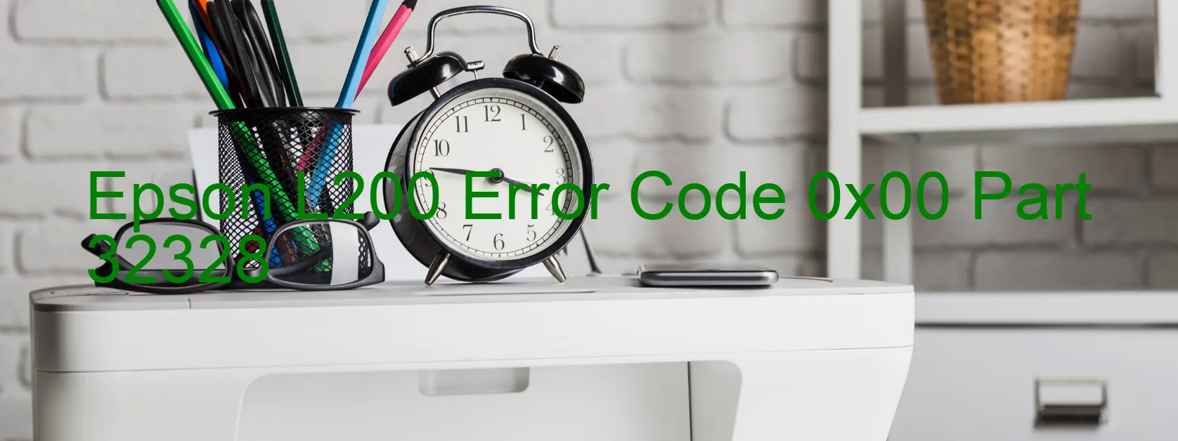 Epson L200 Error Code 0x00 Part 32328