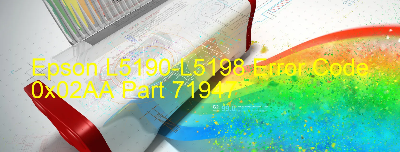 Epson L5190-L5198 Error Code 0x02AA Part 71947