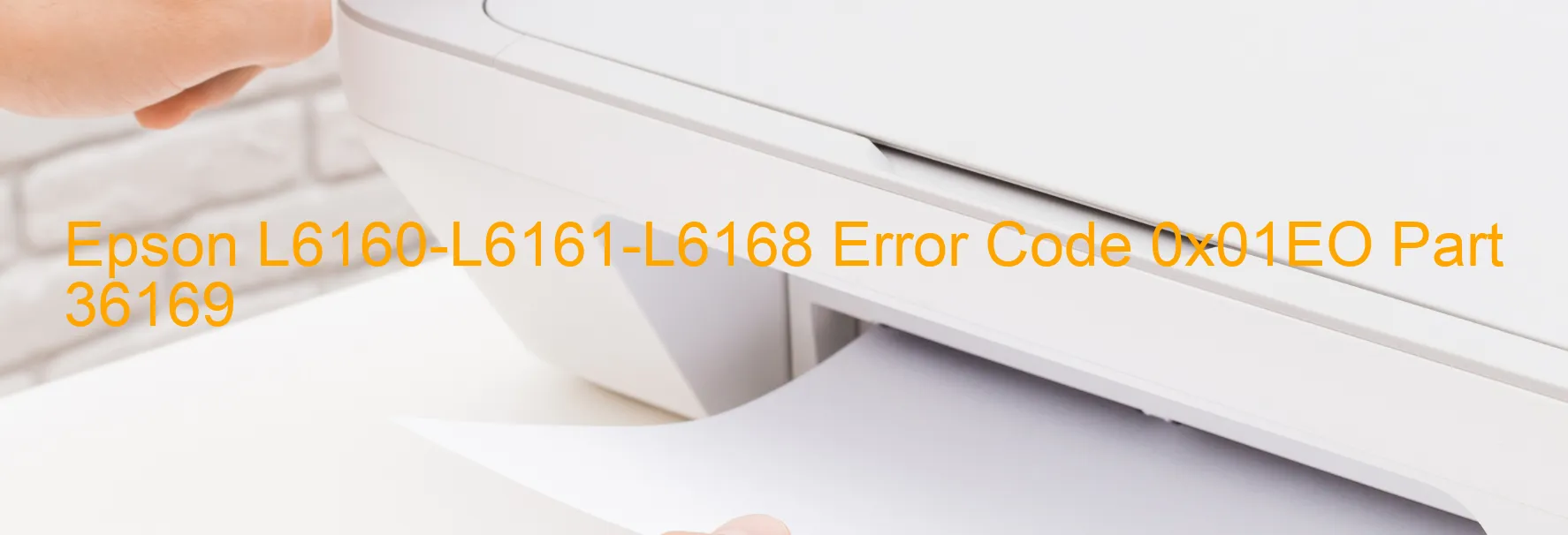 Epson L6160-L6161-L6168 Error Code 0x01EO Part 36169