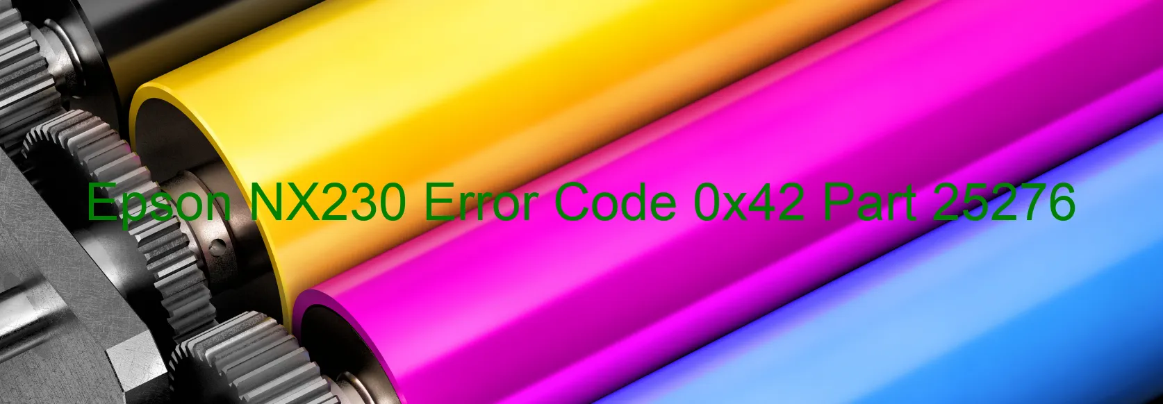 Epson NX230 Error Code 0x42 Part 25276