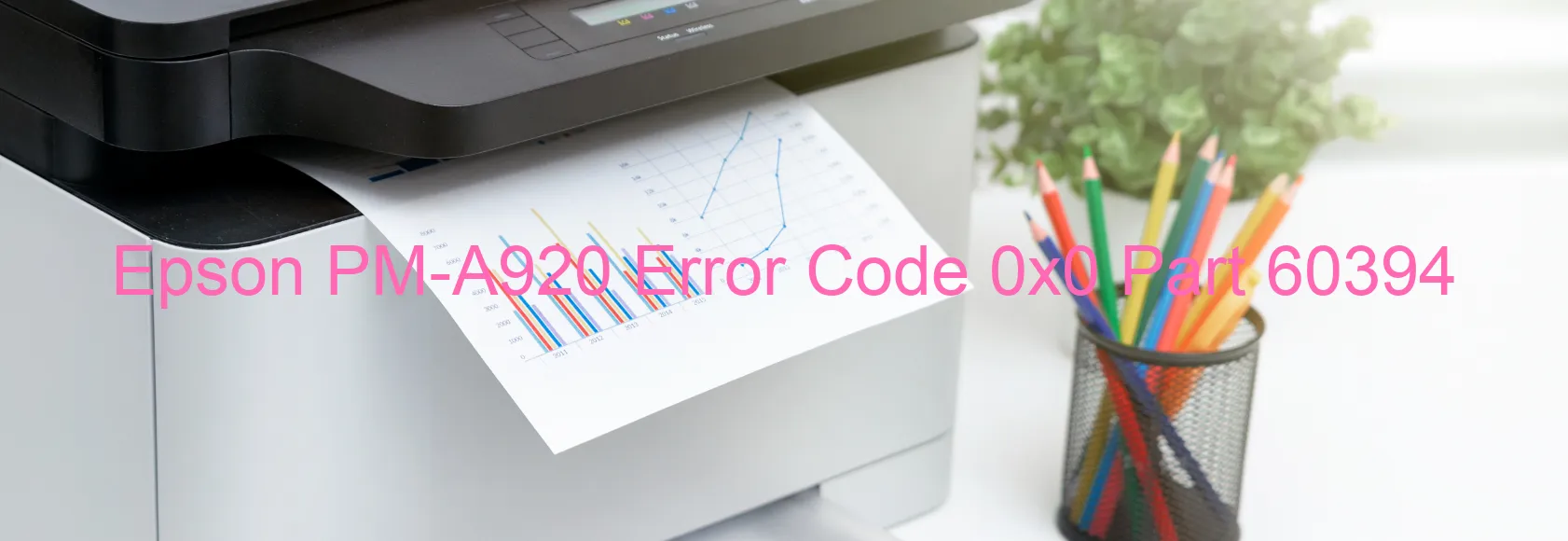 Epson PM-A920 Error Code 0x0 Part 60394