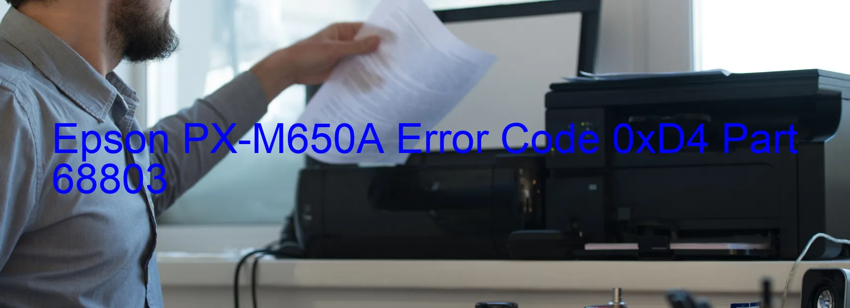 Epson PX-M650A Error Code 0xD4 Part 68803