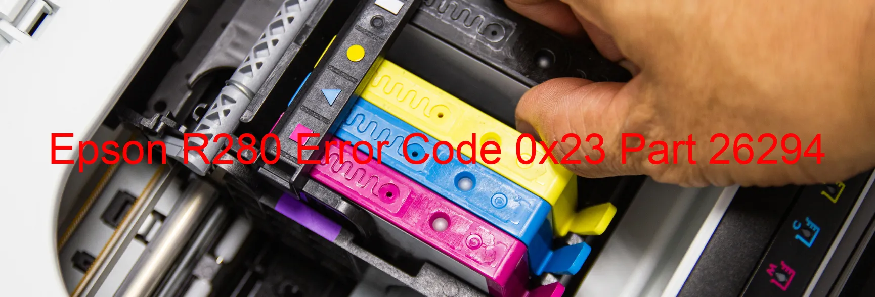 Epson R280 Error Code 0x23 Part 26294