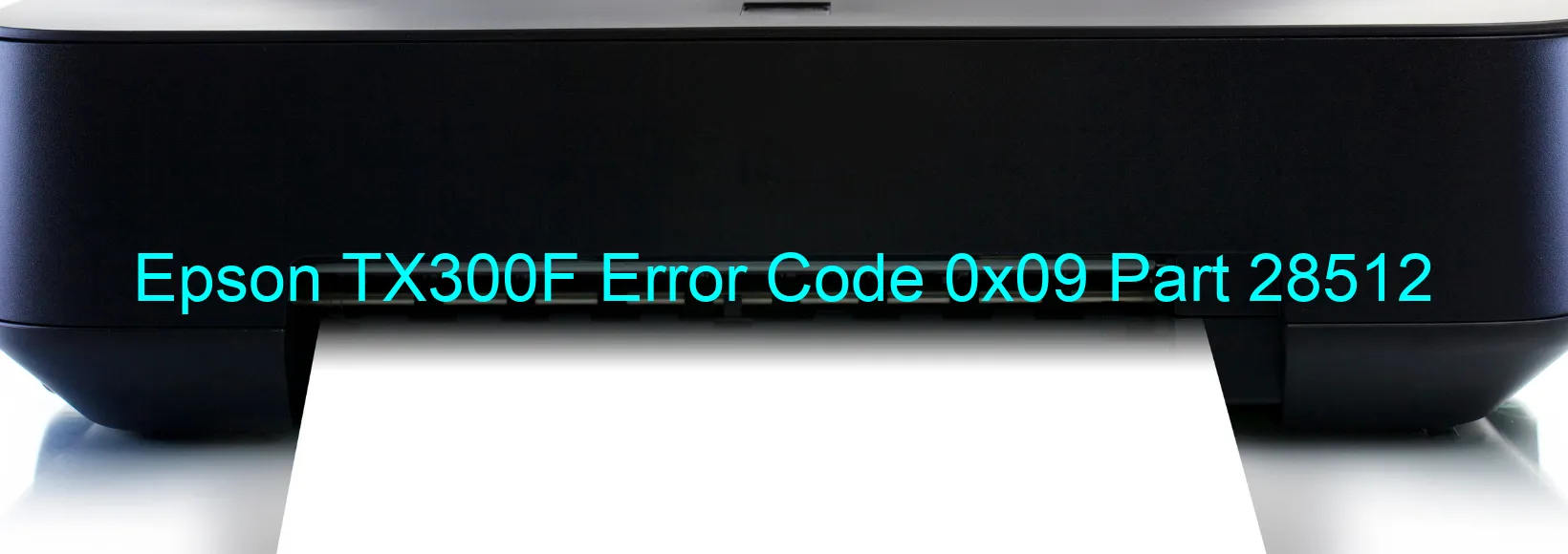 Epson TX300F Error Code 0x09 Part 28512