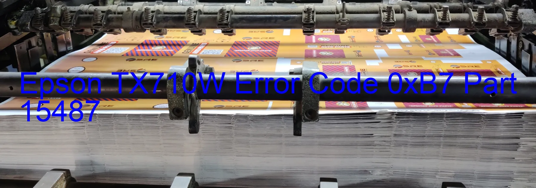 Epson TX710W Error Code 0xB7 Part 15487