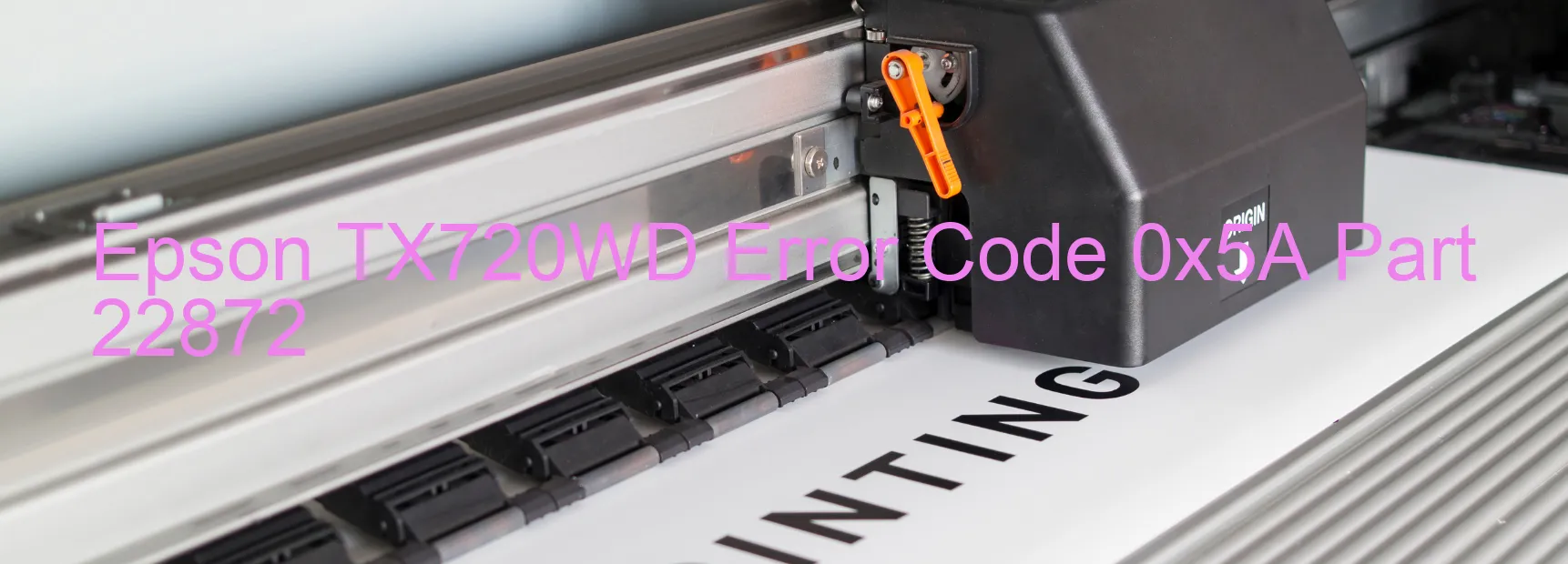 Epson TX720WD Error Code 0x5A Part 22872