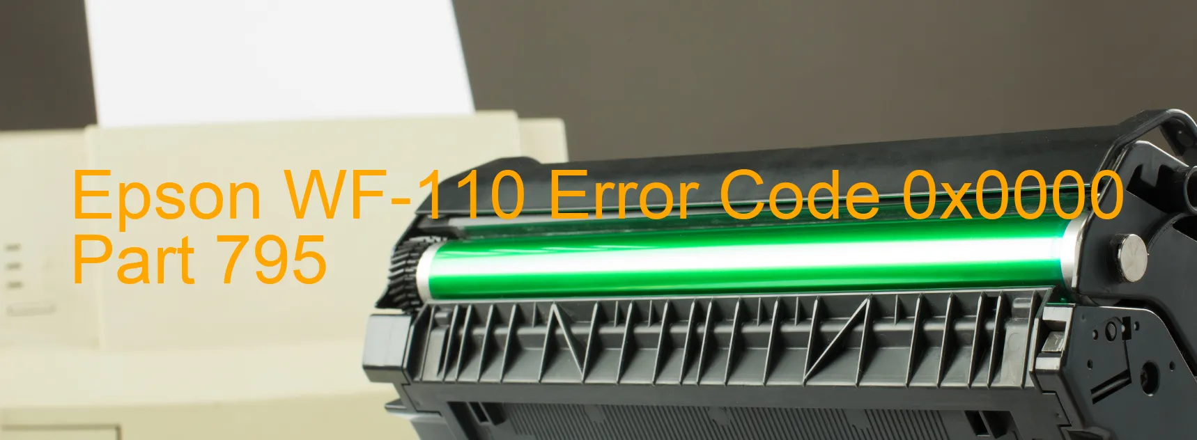 Epson WF-110 Error Code 0x0000 Part 795