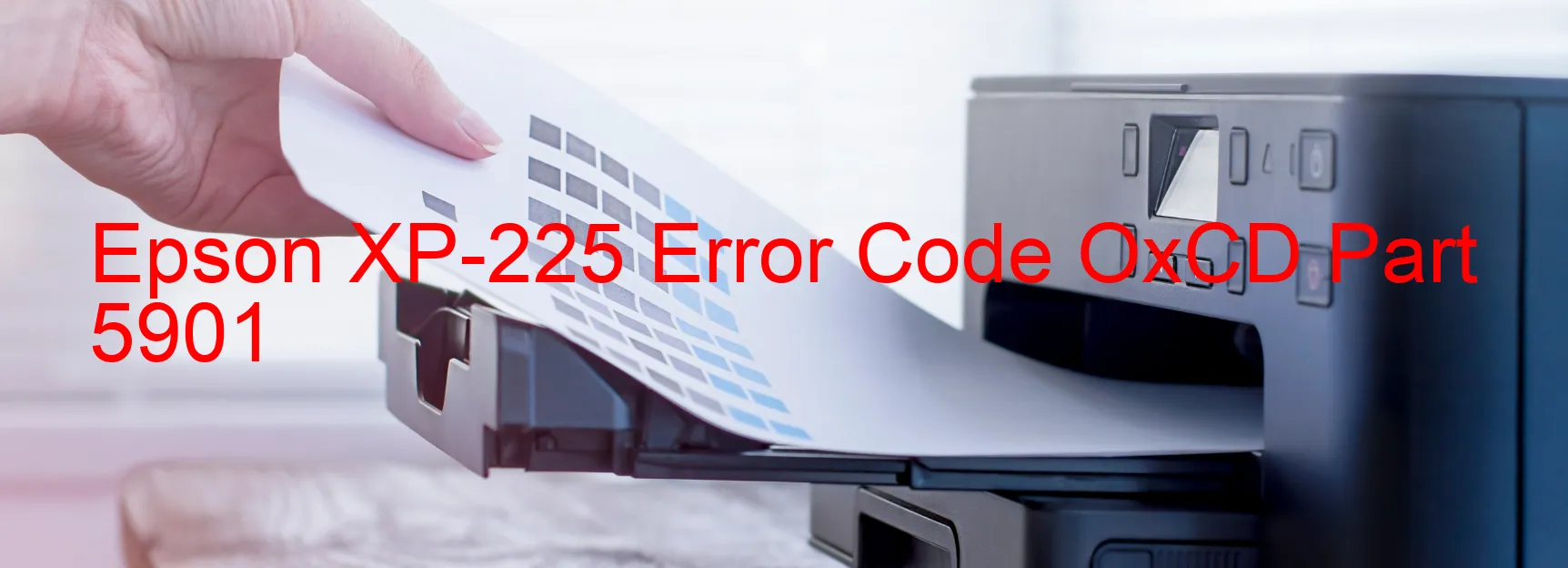 Epson XP-225 Error Code OxCD Part 5901