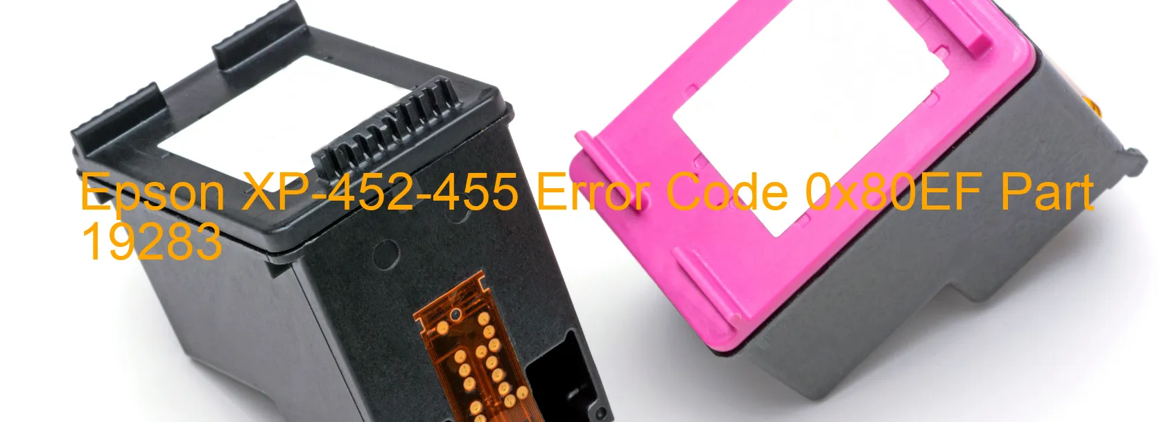 Epson XP-452-455 Error Code 0x80EF Part 19283