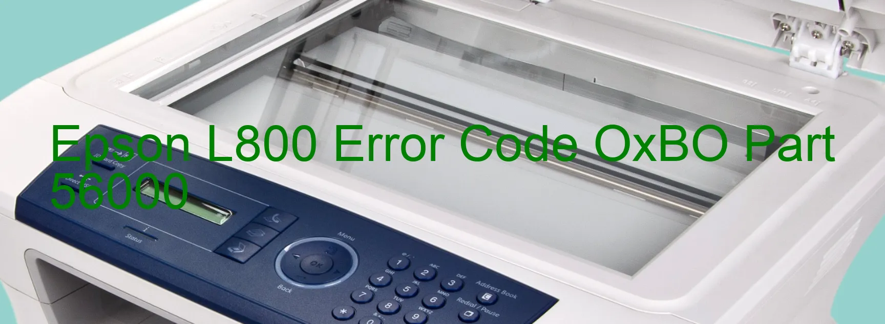 Epson L800 Error OxBO