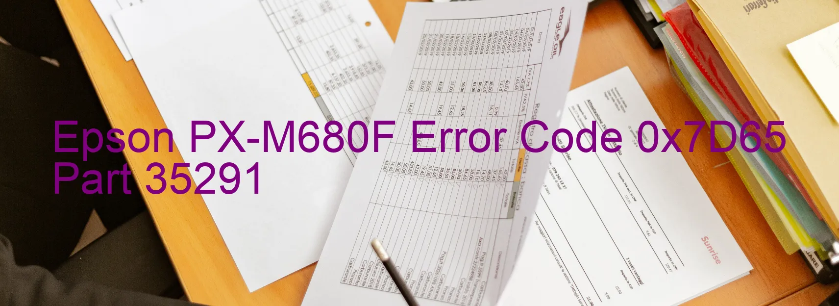 Epson PX-M680F Error 0x7D65