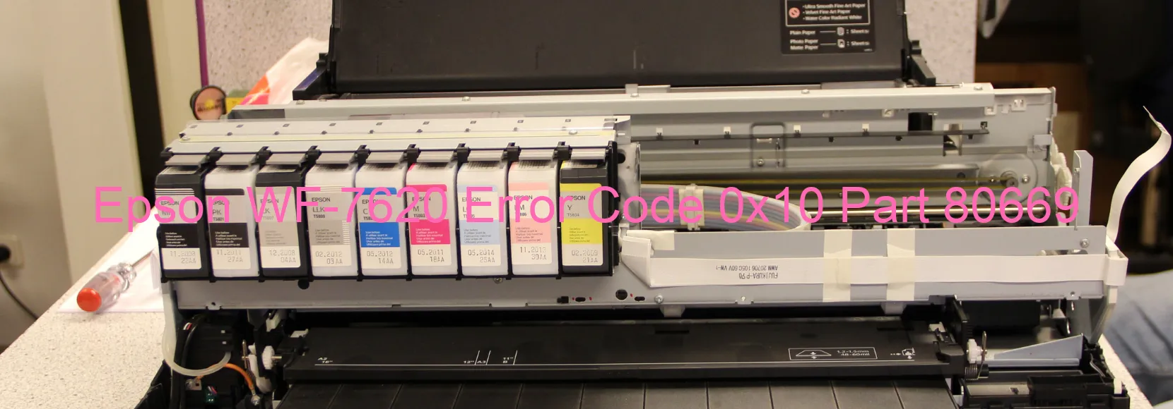 Epson WF-7620 Error 0x10